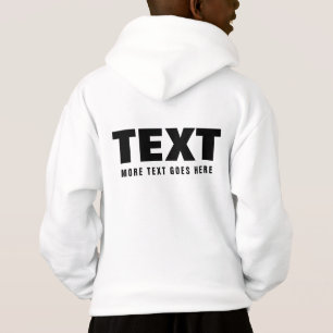 Kids Boys Big Font Words Double Side Printed