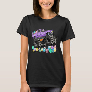 Kids Boys Easter Monster Truck Easter Eggs Toddler T-Shirt