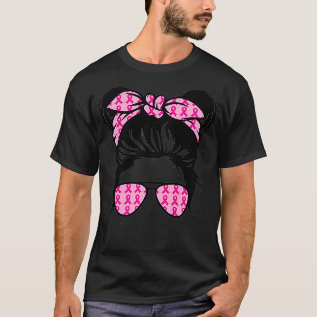 Kids Breast Cancer Awareness In October We Wear Pi T-Shirt (Front)