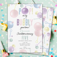 Kids Bubble Party POP on By Birthday 