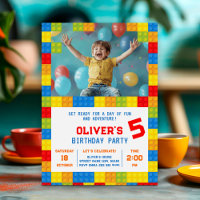 Kids Building Block Birthday