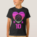 Kids Bysketbyll Birthday 10 Year Old Boy Girl Tent T-Shirt<br><div class="desc">Kids Bysketbyll Birthday 10 Year Old Boy Girl Tenth 10th Birthday</div>