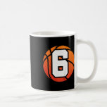 Kids Bysketbyll Birthday 6 Number Six Year Old Boy Coffee Mug<br><div class="desc">Kids Bysketbyll Birthday 6 Number Six Year Old Boy Or Girl</div>