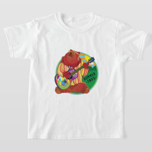 Kid's Camp T-Shirt Singing Bear Personalize