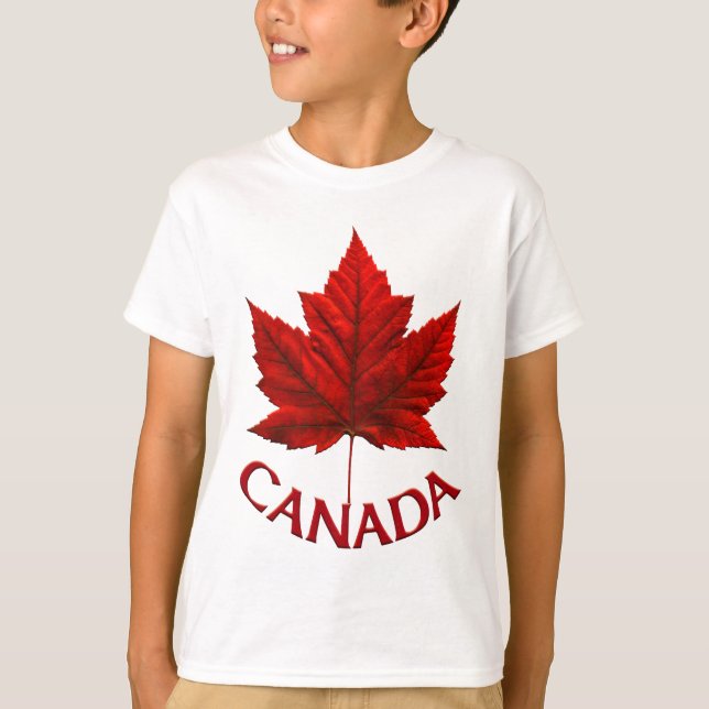 Kid's Canada Shirt Canada Souvenir Kid Shirt (Front)