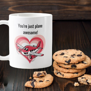 Kids Cartoon Airplane You're Just Plane Awesome Coffee Mug