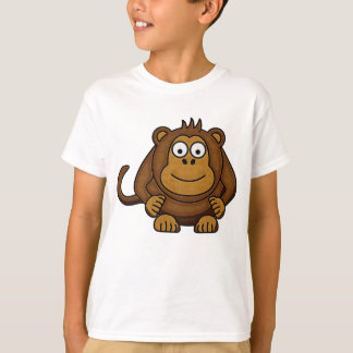 Kids Cartoon Monkey T-Shirt
