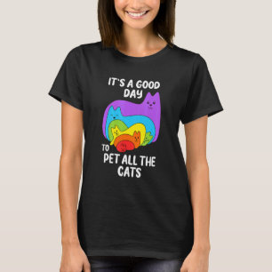 Kids  Cat Rainbow Kitten For Girls Boys T-Shirt