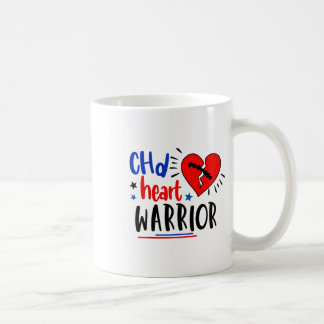 Kids Chd Heart Warrior Congenital Heart Disease Aw Coffee Mug