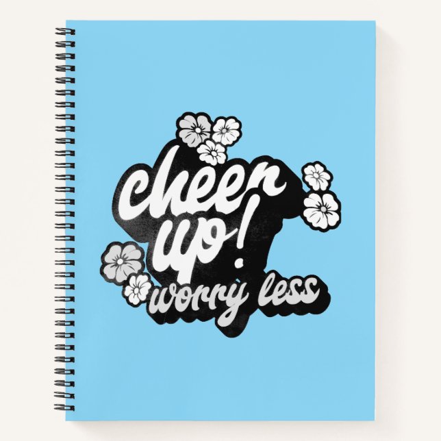 KIDS CHEER UP WORRY LESS SPIRAL BOOK  (Front)