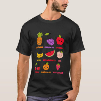 Kids Christian Faith Religious Baby Fruits Fruit O T-Shirt
