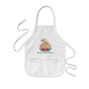 Kids Christmas Apron, Little Chef Kids Apron