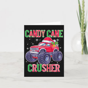 Kids Christmas Candy Cane Crusher Xmas Monster Tru Card