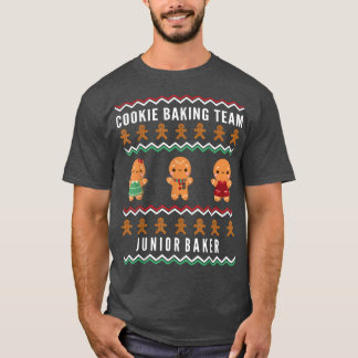 Kids Christmas Cookie Baking Team Junior Baker T-Shirt