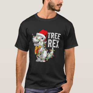 Kids Christmas Dinosaur Tree Rex Pyjamas Toddler B T-Shirt