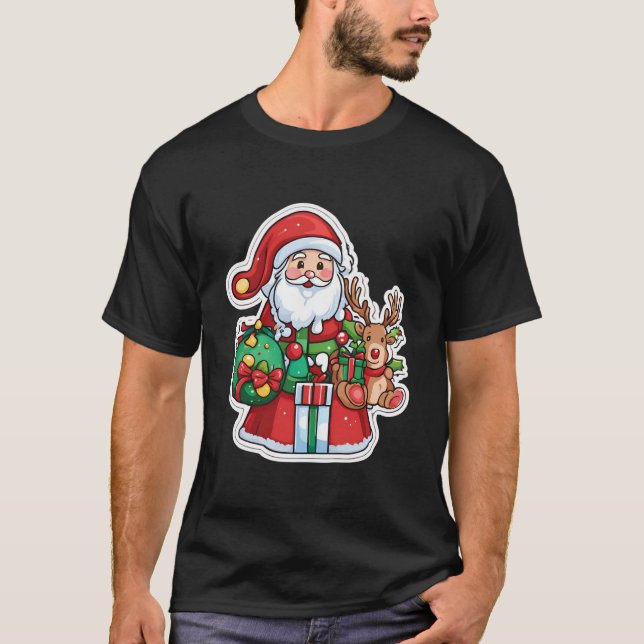 Kids Christmas T-Shirt - Fun & Festive Tees for th (Front)