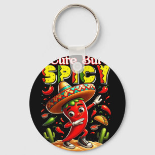 Kids cinco de mayo mexican cute but spicy chili keychain