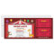 Kid's Circus Ticket Birthday Invites