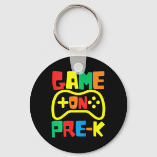 Kids Ck To School Video Game On Gamer Pre-k Toddle Keychain