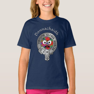 Kids Clan Donnachaidh Crest & Tartan T-Shirt