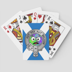 Kids Clan Gunn Crest & Tartan Playing Cards