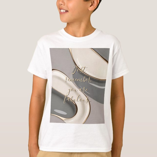 Kids classic t-shirt in stylish graphic (Front)