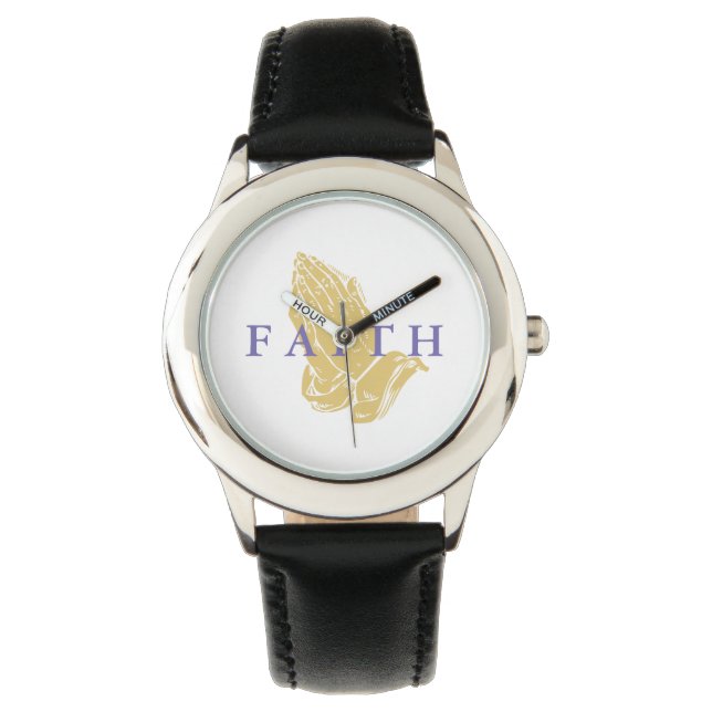 Kids Classic Watch-Hands of Prayer Faith Watch (Front)