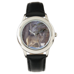 Kids Classic Watch/Wildlife Wolf Watch