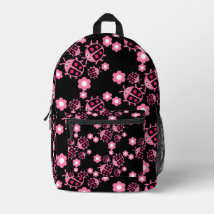 Kids Coccinellidae ladybug Printed Backpack
