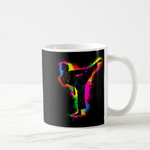 Kids Colorful Taekwondo Martial Arts Women Girl Ka Coffee Mug