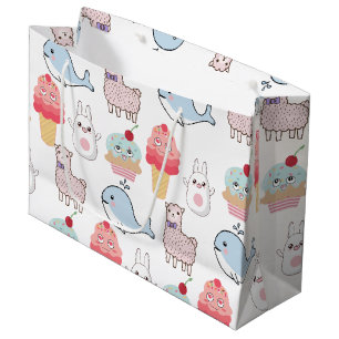 Kids colourful Cartoon Kawaii Large Gift Bag