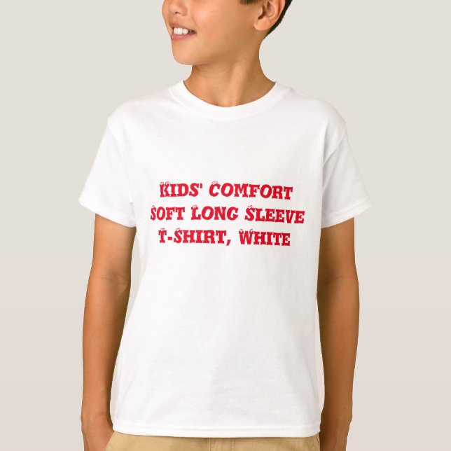 Kids' Comfort Soft TShirt (Front)