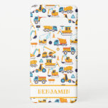 Kids Construction Dump Trucks Vehicle Personalized Samsung Galaxy Case<br><div class="desc">Kids Construction Dump Trucks Vehicle Personalized Samsung Galaxy Case. Also available for all iPhone X and up and Samsung Galaxy S10. Featuring hand-drawn construction trucks. (Trucks designed by syarifahbrit)</div>