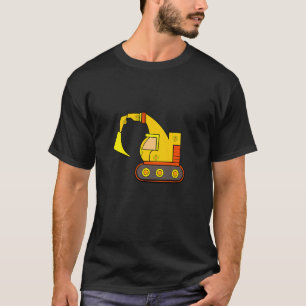 Kids Cool Kids Toys Children Excavator   T-Shirt