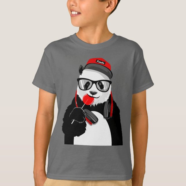 Kids' Cool Panda Tee (Front)