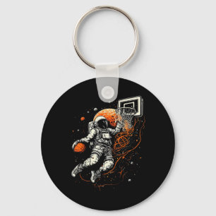 Kids Cool Space Bysketbyll With Astronaut Keychain