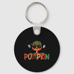 Kids Coolest Pumpkin In The Patch Halloween Boys G Keychain