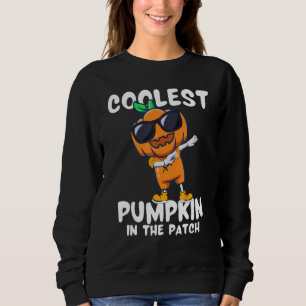 Kids coolest pumpkin in the patch Halloween boys g Sweatshirt