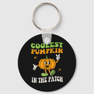 Kids Coolest Pumpkin In The Patch Halloween Toddle Keychain