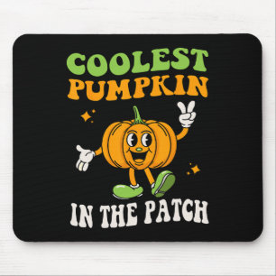 Kids Coolest Pumpkin In The Patch Halloween Toddle Mouse Pad