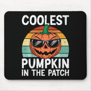 Kids Coolest Pumpkin In The Patch Toddler Boys Hal Mouse Pad