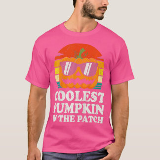 Kids Coolest Pumpkin In The Patch Toddler Boys Hal T-Shirt