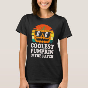 Kids Coolest Pumpkin In The Patch Toddler Boys Hal T-Shirt