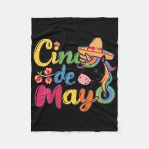 Kids Costume Unicorn Cinco De Mayo For Girls  Fleece Blanket