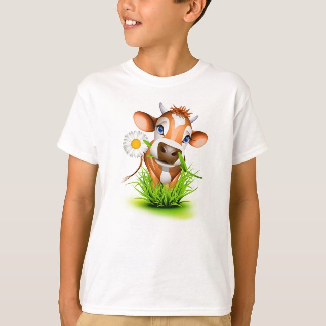 Kids Cow T-Shirt (Front)