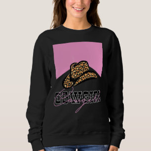 Kids Cowgirl Western Boots Hat Spurs Girls Youth C Sweatshirt