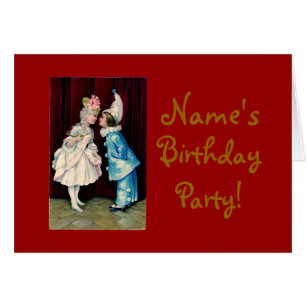 Kids Curtsy CHANGE COLOR ~ Card