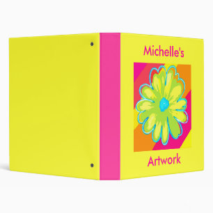 Kids custom artwork art binder