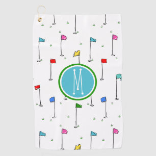 Kids Custom Golf Flags ‘n Pins Golf Towel