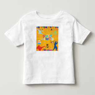 Kids Custom Ninja Birthday Party  Toddler T-shirt